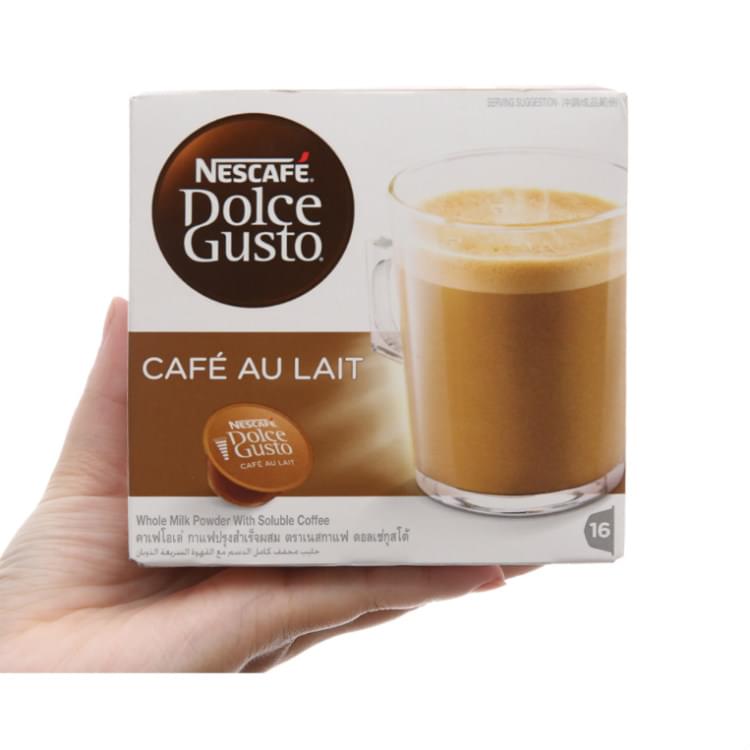 Café Au Lait NesCafé Dolce Gusto, Box of 160g - Hien Thao Shop