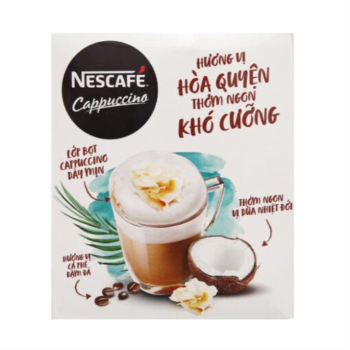 Coconut Cappuccino NesCafé Coffee 1