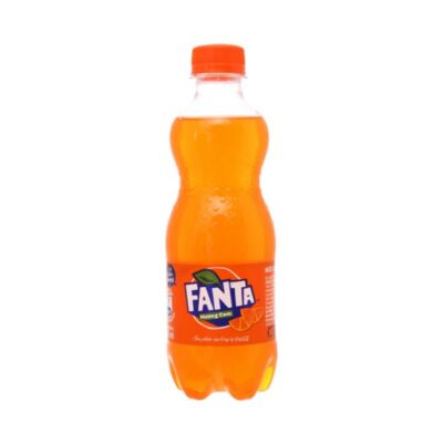 Fanta Soft Drink Orange Flavor, Bottle of 390ml - Hien Thao Shop