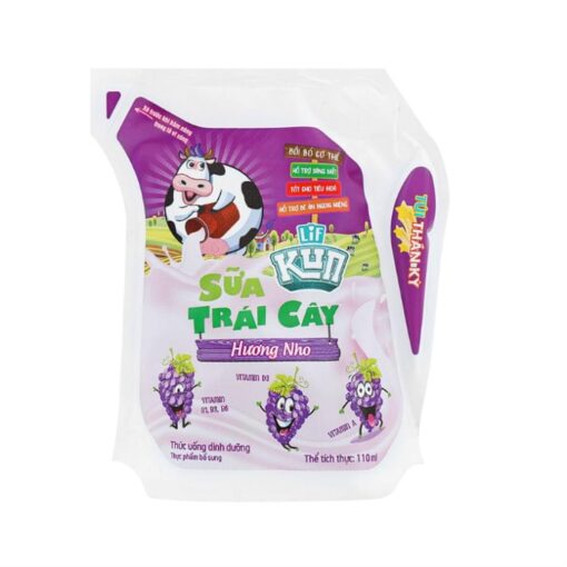 Grape Flavor LiF Kun Milk