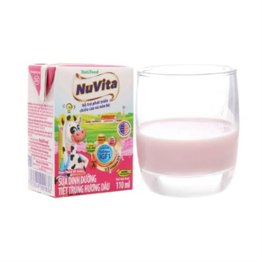 Strawberry Flavor Nuvita Fresh Milk