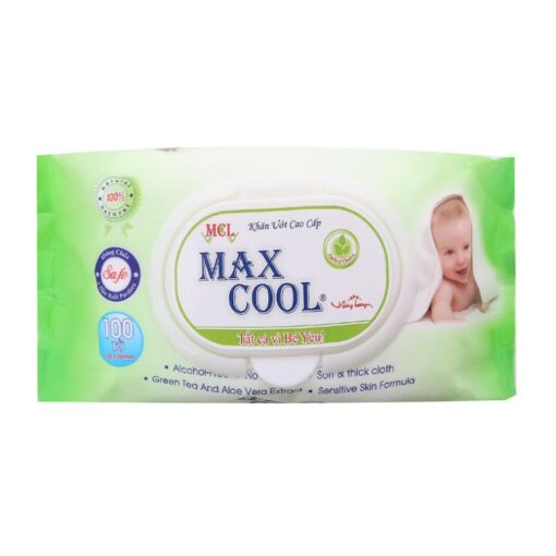 Max Cool Wet Wipes Unscented