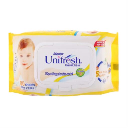 Unifresh Vitamin E Baby Wipes