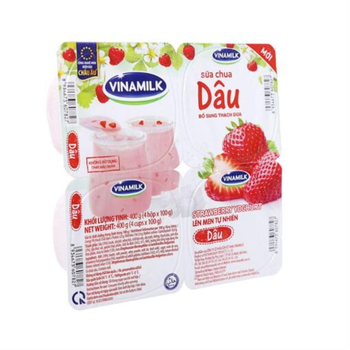 Vinamilk Strawberry Yogurt Natural