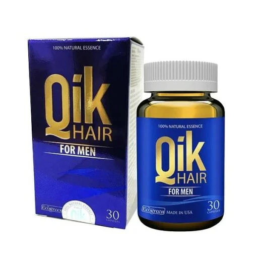 QIK Hair For Men Hair Loss Reduction 30 Capsules - Image 2