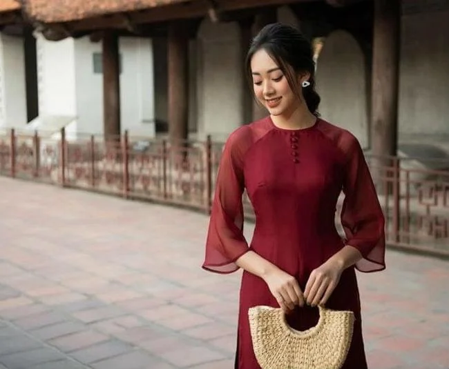 Modern Ao dai dress 2
