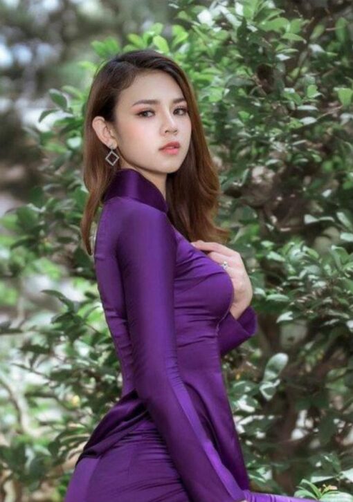 Purple Ao Dai Dress