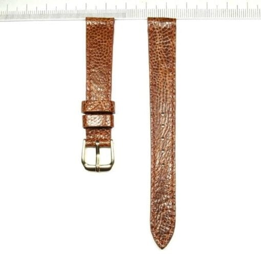 Cheap ostrich leather wristwatch strap
