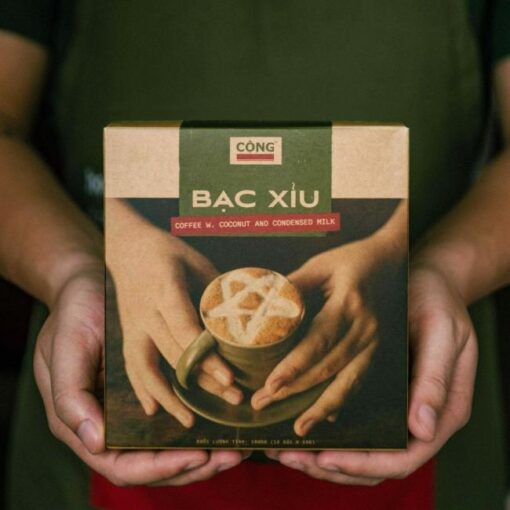 Vietnamese Cong coffee Bac Xiu 3