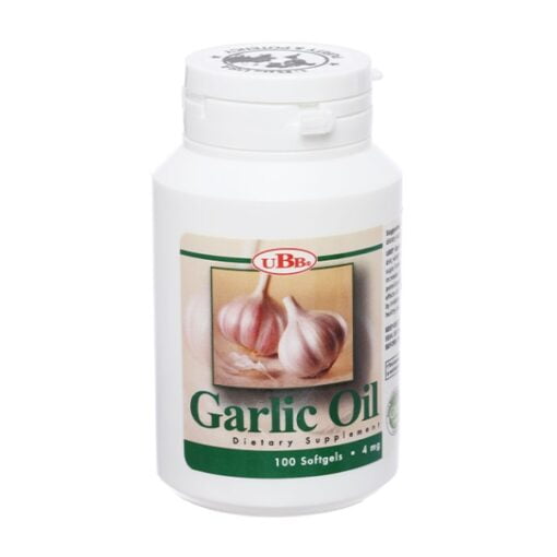 Garlic oil capsules UBB bottle