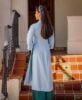 Vietnam Ao Dai Flared sleeves back side